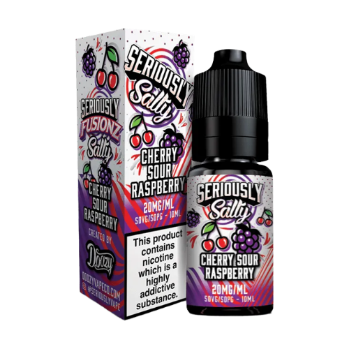 SERIOUSLY FUSIONZ - CHERRY SOUR RASPBERRY - SALTS [BOX OF 10] | 