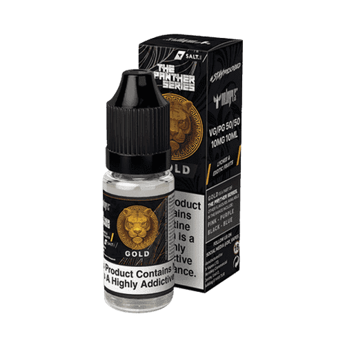 DR VAPES PANTHER - GOLD - LYCHEE & EXOTIC FRUITS - SALTS [BOX OF 10] | 