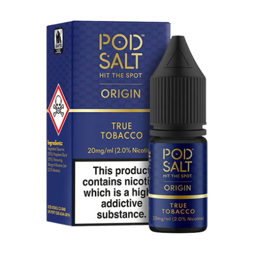 POD SALT - ORIGIN - TRUE TOBACCO - SALTS [BOX OF 5] | 