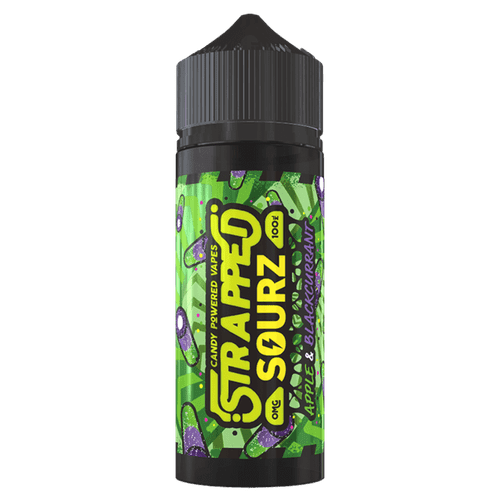 STRAPPED - SOURZ - APPLE & BLACKCURRANT - 100ML | 