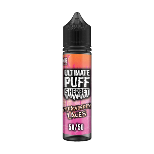 ULTIMATE - 50/50 - SHERBET - STRAWBERRY LACES - 50ML | 