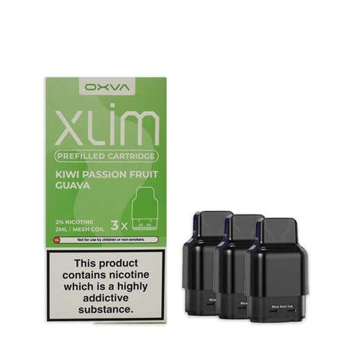 OXVA - KIWI PASSION FRUIT GUAVA - XLIM PRE FILLED PODS (PACK OF 3)